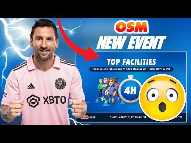 ENJOY THE NEXT TEMPORARY EVENT! OSM 2024 REALISING DATE! - ONLINE SOCCER MANAGER