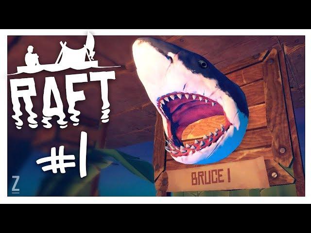 OUR JOURNEY BEGINS! | Raft Co-Op Survival Gameplay Part 1