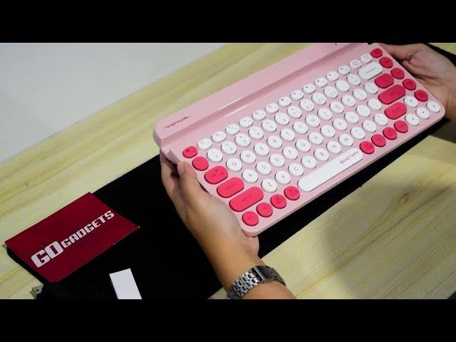 UNBOXING | A4Tech Fstyler FBK30 Bluetooth & 2.4G Wireless Keyboard Raspberry | GO GADGETS