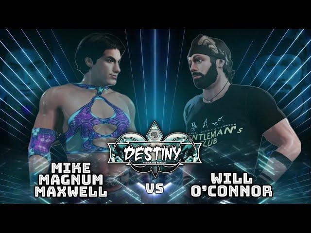 Promo Video: Will O’Connor VS Mike Magnum Maxwell (Destiny III)