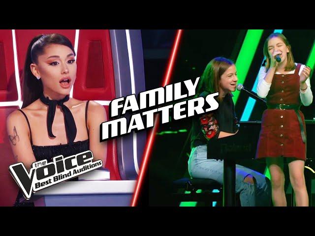 Singing FAMILY MEMBERS steal the show | The Voice Best Blind Auditions