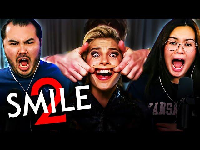 SMILE 2 (2024) MOVIE REACTION!!! First Time Watching | Naomi Scott | Lukas Gage | Parker Finn