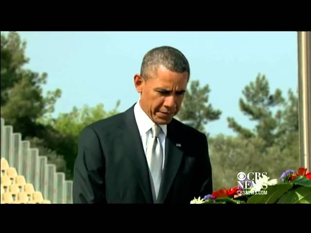 Obama visits Theodor Herzl's grave