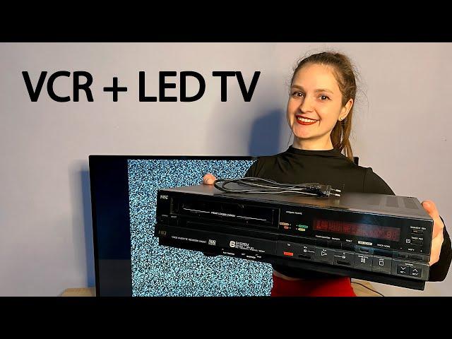 How to Connect an old VCR to a new TV | VHS tape recorder + Philips TV 43″