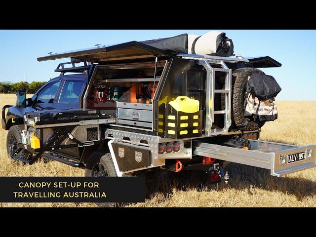 HOW TO SET-UP A UTE CANOPY FOR TRAVELLING AUSTRALIA