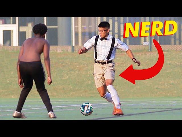 NERD PLAYS SOCCER (football) *ankles broken*