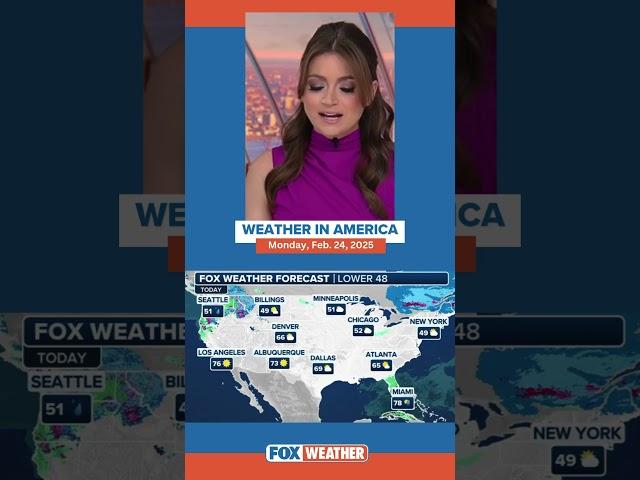 Weather in America: Monday, Feb. 24, 2025