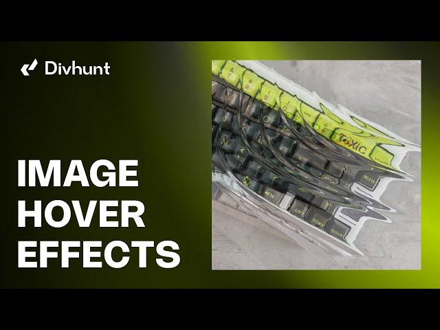 Create Beautiful Image Hover Transitions Without Code | Divhunt Tutorial