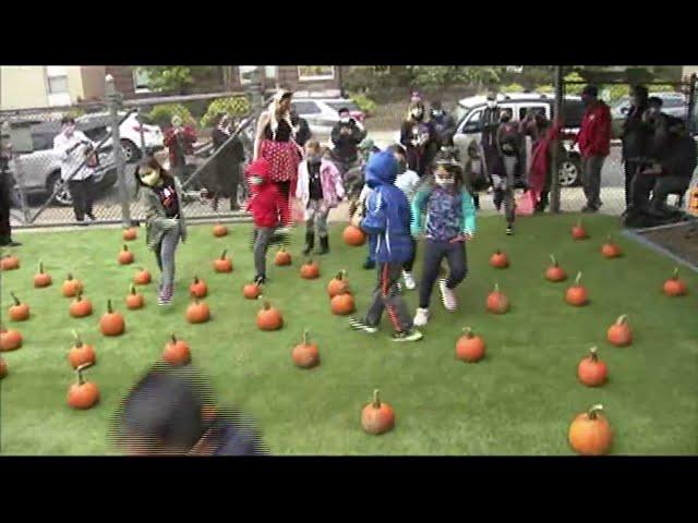 WPVI ABC - Phila. Performing Arts Students go Pumpkin Picking in Brand New Children's Secret Garden