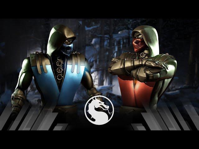 Mortal Kombat X  - 'Blue Steel' Sub-Zero Vs 'Krimson' Ermac (Very Hard)
