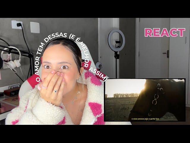 {React} O Amor Tem Dessas (e é melhor assim) - Luísa Sonza, Belo | Escândalo Íntimo Deluxe