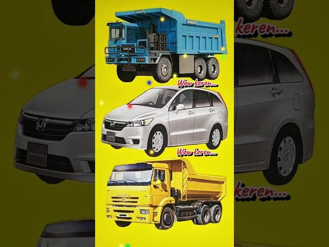 TRUK SUNWARD, HONDA STREAM DAN TRUK KAMAZ #shorts #truk #truck