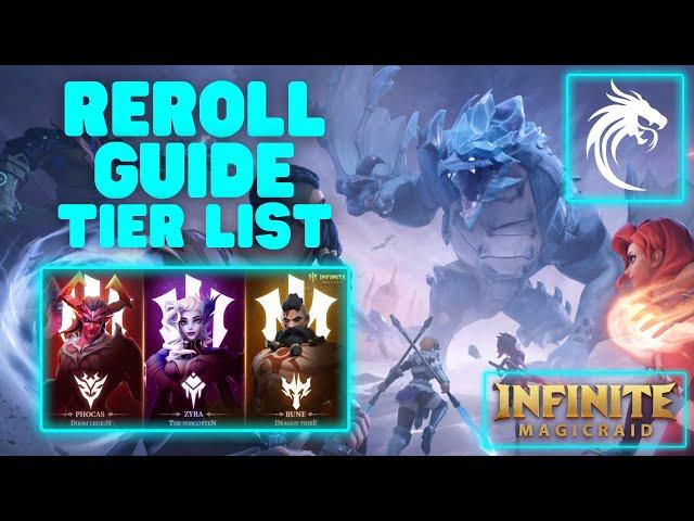 Infinite Magicraid Reroll Guide + Tier List!