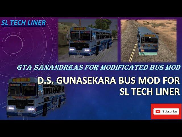 Gta Sa For D S  Gunasekara Bus Modficated By SL TECH LINER