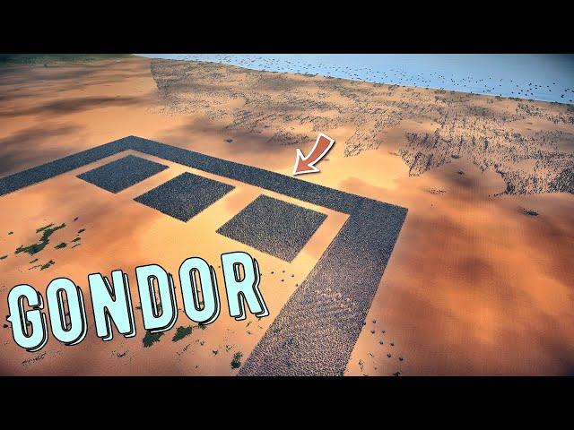 Can Gondor Defend Coast From 1,000,000 Isengard Orcs - UEBS 2