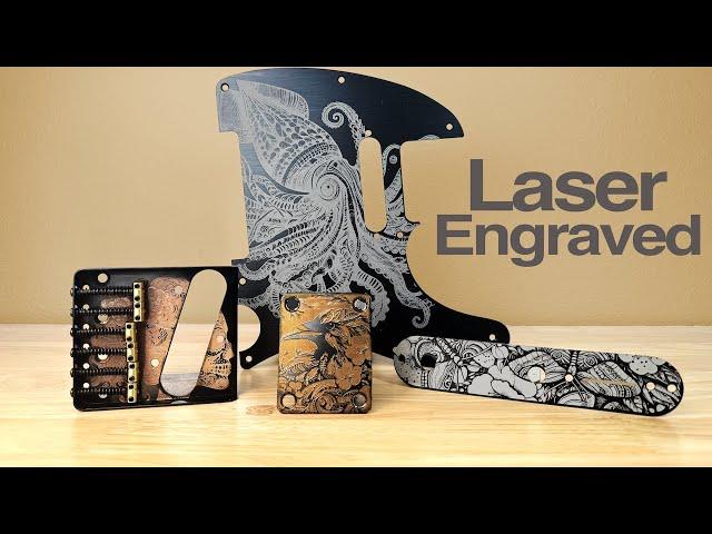 Laser Engraved Guitar Hardware - WeCreat 2W IR Laser