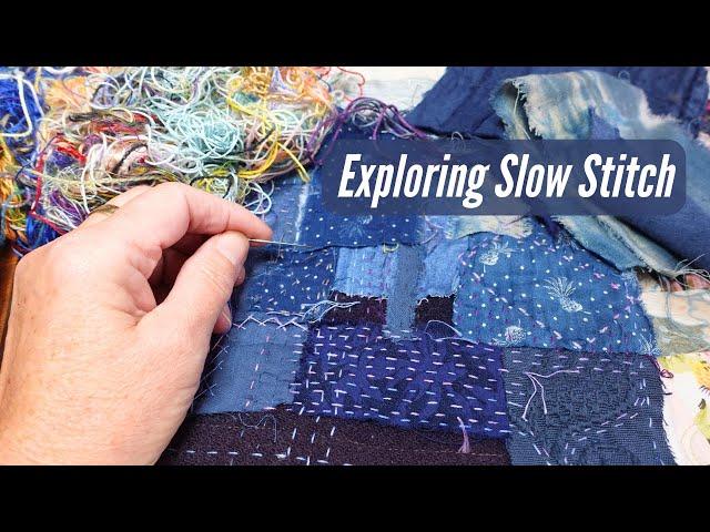 Slow Stitching: Transforming Fabrics Into Beautiful Backgrounds