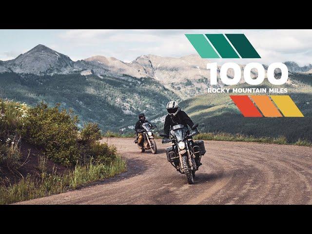 We Rode 1,000 Rocky Mountain Miles On Electric Motorcycles | Zero DSR Adventure Ride