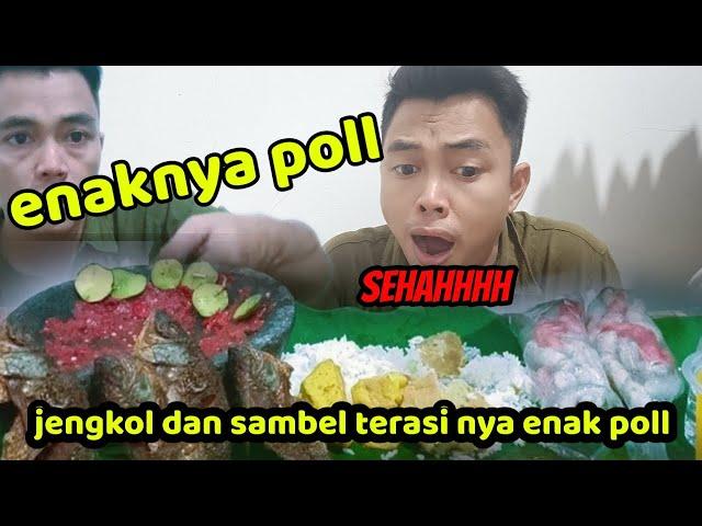 AROMA JENGKOL MENTAH SAMA SAMBEL TERASI BIKIN MAKAN GAK BISA BERHENTI!! mukbang real