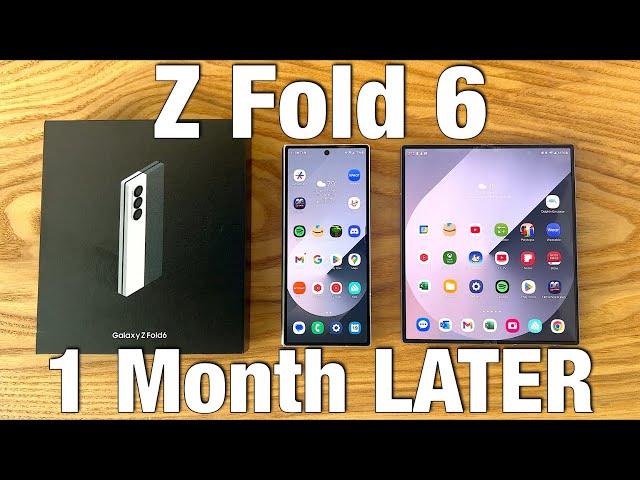 Samsung Galaxy Z Fold 6 Review - 1 Month Later!