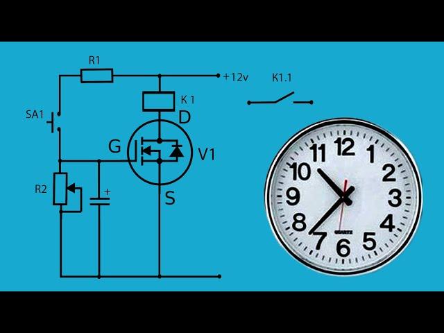 Реле времени своими руками.  Электронный таймер.