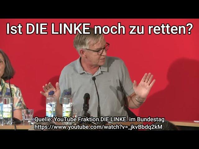 Ausschnitt: Ist die LINKE noch zu retten? Veranstaltung Fraktion DIE LINKE im Bundestag. #politik