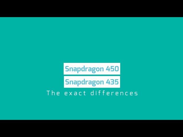 Snapdragon 435 vs Snapdragon 450 | Specifications Comparison| What's the difference