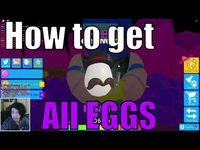 How to get ALL EGGS in Bubble Gum Simulator Egg Hunt Event 2021 | The Detective Egg Locations | Orca