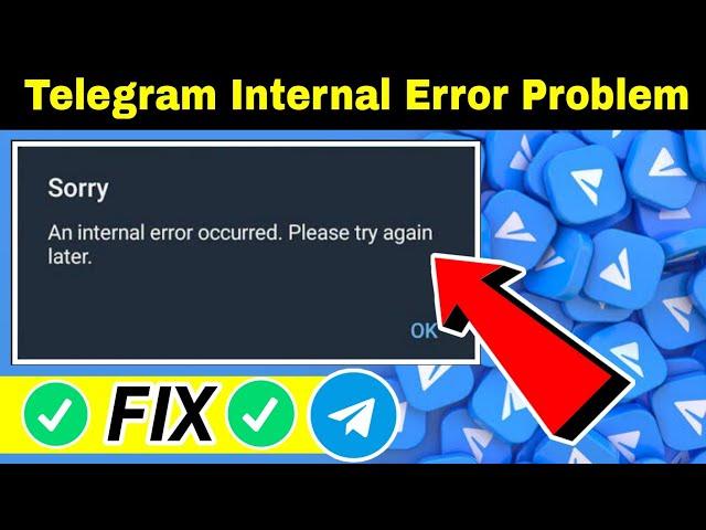 sorry an internal error occurred. please try again later || an internal error has occurred telegram