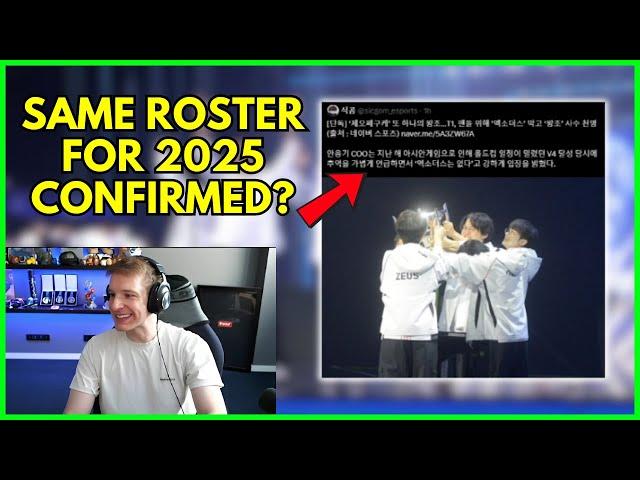 JANKOS on T1 Roster RE-SIGNING for 2025 | WORLDS 2024 Championship Roster