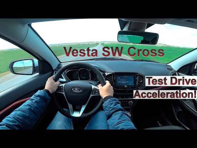 Lada Vesta SW Cross 1.8L POV Test Drive