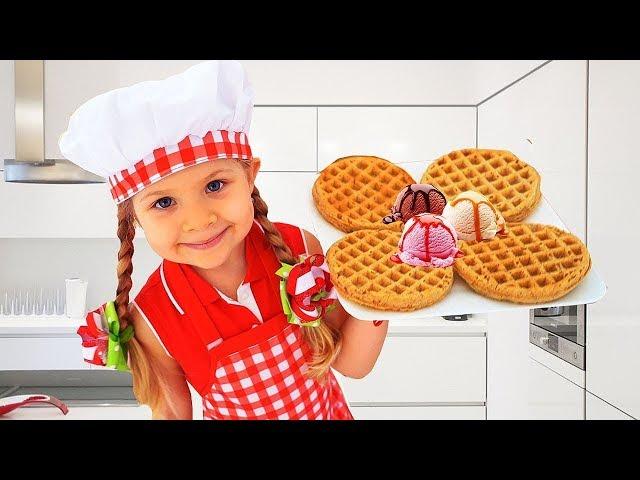 Диана и Рома играют в кафе