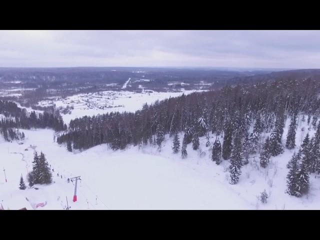 Аэросъемка горнолыжного клуба Любогорье