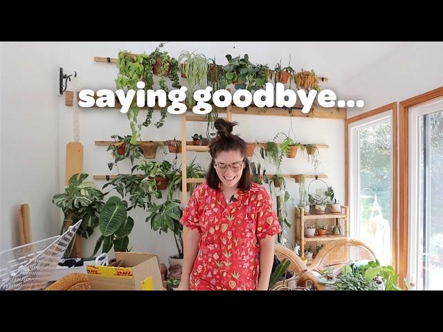 packing up my plants & saying goodbye to our house ️‍🩹