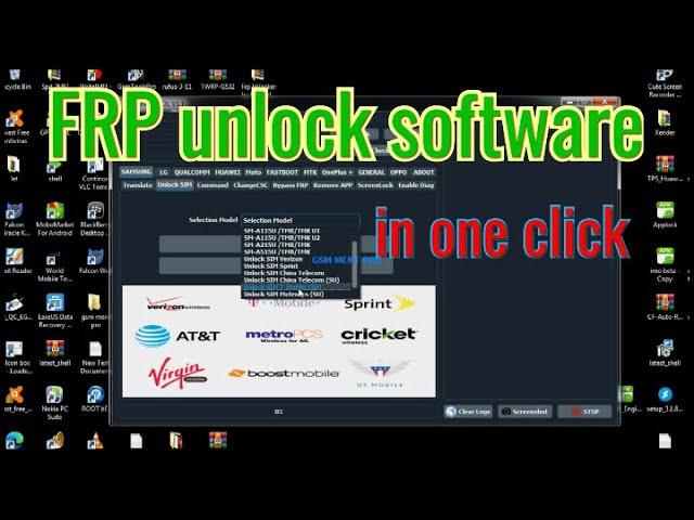 Mobile Unlocking Software For PC, FRP Unlock Software