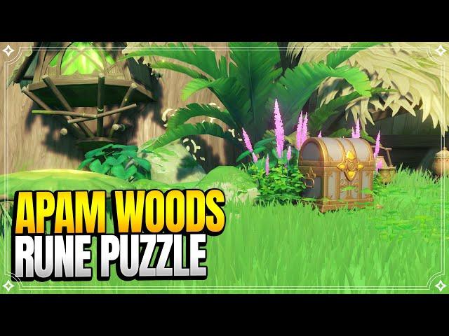 Rune Puzzle in Apam Woods | World Quests & Puzzles|【Genshin Impact】