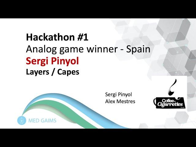 MED GAIMS - Spain Hackathon 1 - Analog Game Winner - Sergi Pinyol