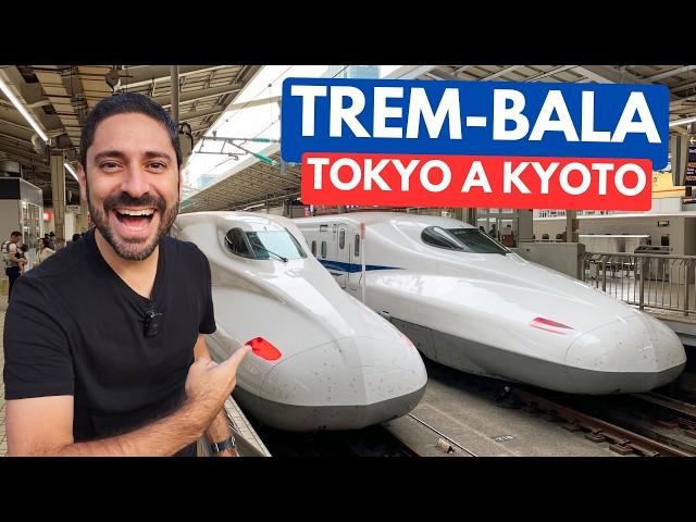 COMO É VIAJAR EM UM TREM-BALA NO JAPÃO? DE TOKYO A KYOTO NO SHINKANSEN