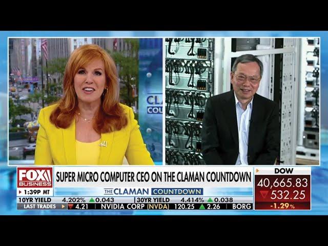 Supermicro CEO Charles Liang on Fox Business Network's The Claman Countdown