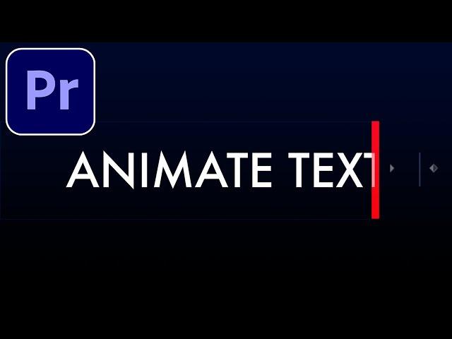 How to Simple Text Reveal Animation in Adobe Premiere Pro CC (Tutorial)