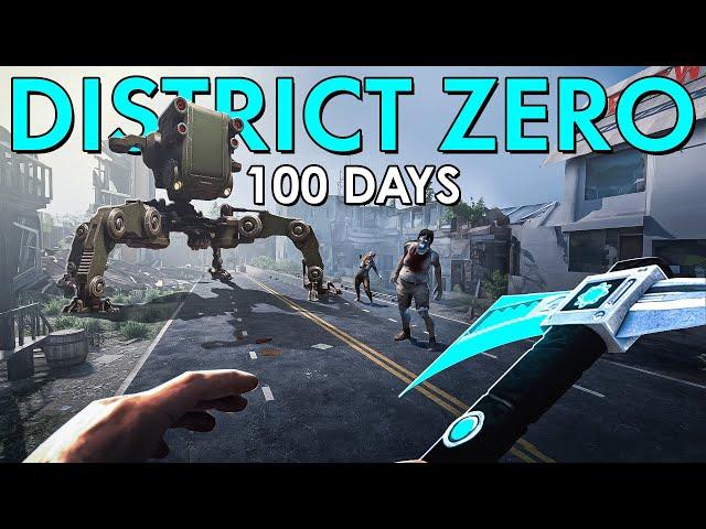 WE Played 100 Days of Modded 7 Days to Die [DISTRICT ZERO]