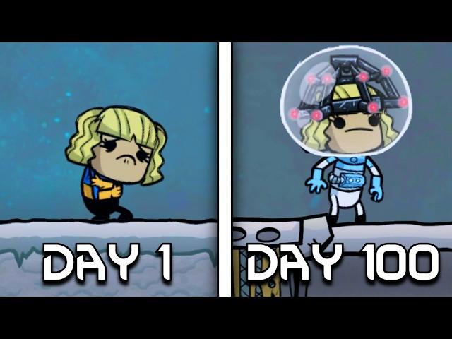 I Spent 100 Days in Oxygen Not Included: The Frosty Planet Pack