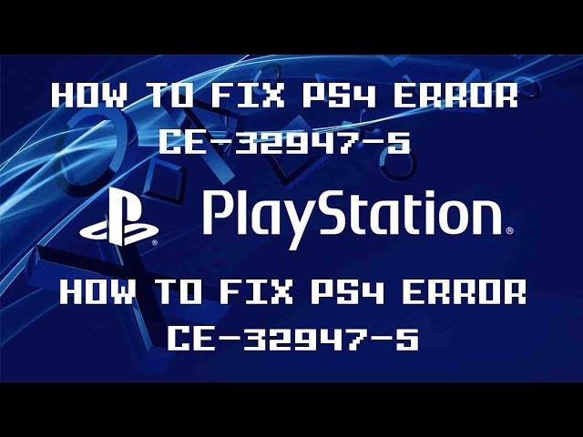 How-to Fix Sony PS4 / Pro Error CE-32947-5 - Cannot Download - Playstation Tutotial - ZanyGeek