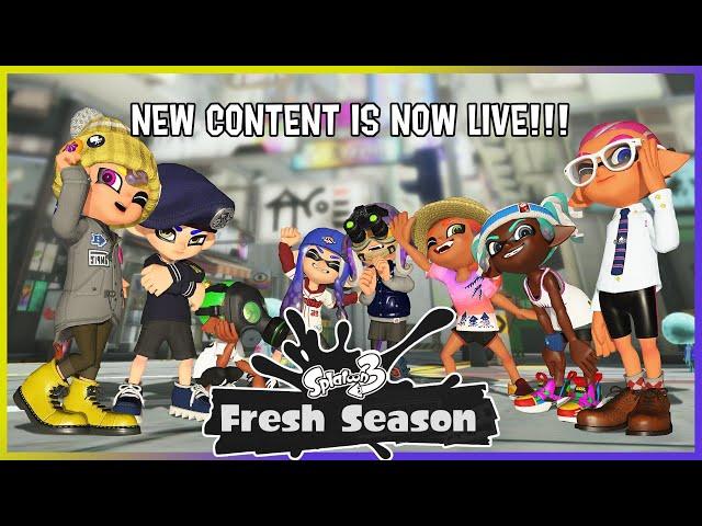 FRESH SEASON 2023 IS HERE!!! [Splatoon 3 Live]