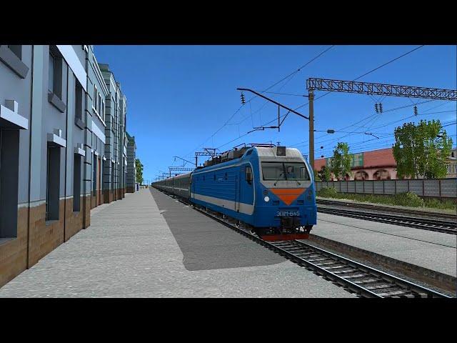 Trainz 12 | Мичуринск-Уральский - Грязи-Воронежские на ЭП1М-645