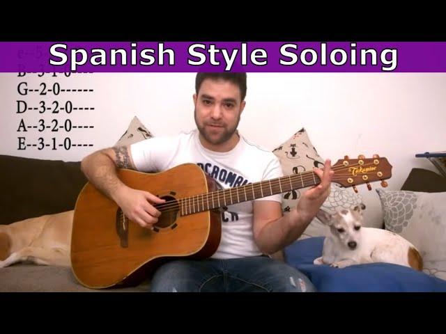 8 Simple Concepts For Spanish-Style Soloing & Improvisation - Guitar Lesson Tutorial w/ TAB