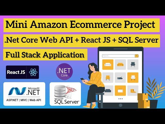 React JS Ecommerce Project | Mini Amazon | React JS, ASP.NET Core Web API, SQL Server