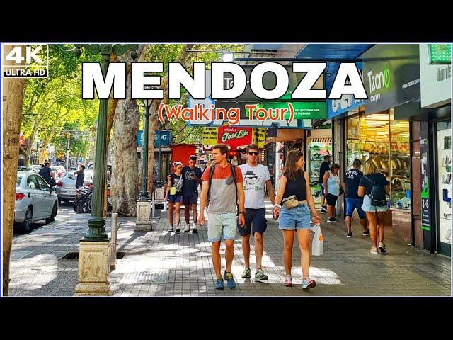 【4K】Mendoza, Argentina - Recorriendo Av. Las Heras | 4K Travel Vlog Marzo 2023 (English Subtitles)