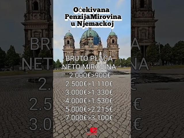 Penzija njemacka #njemacka #deutschland #germany #balkanciunjemackoj #sseemmiirr  #job #arbeit