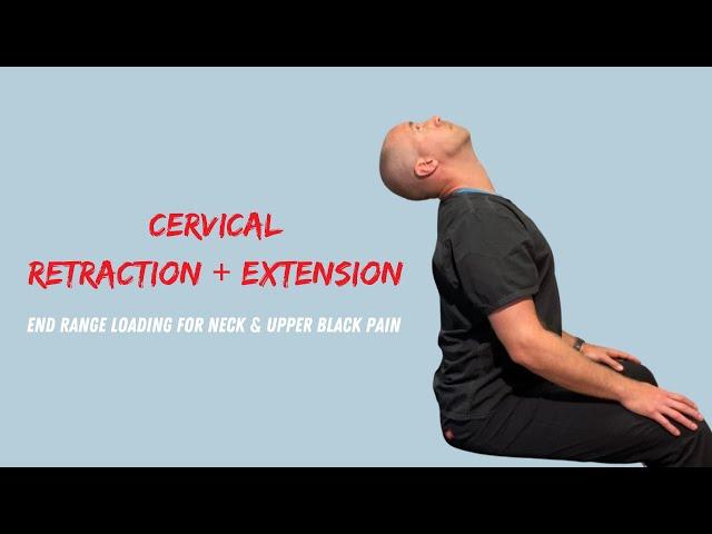 Most relieving neck pain exercise! Cervical Spine Retraction & Extension - Mckenzie Method